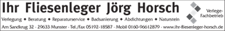 Logo von Ihr Fliesenleger Jörg Horsch