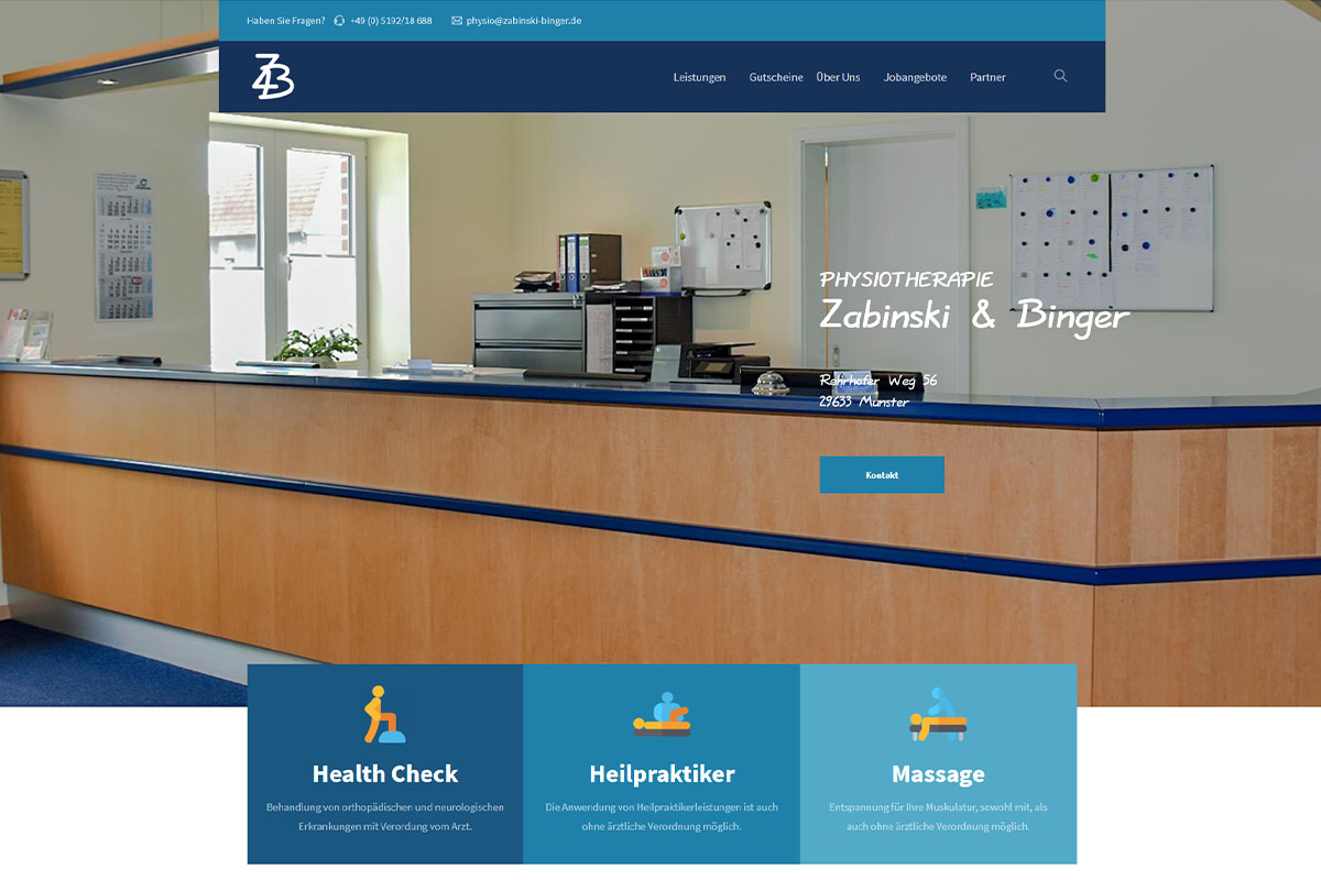 Premiumbild - Physiotherapie Zabinski & Binger GbR